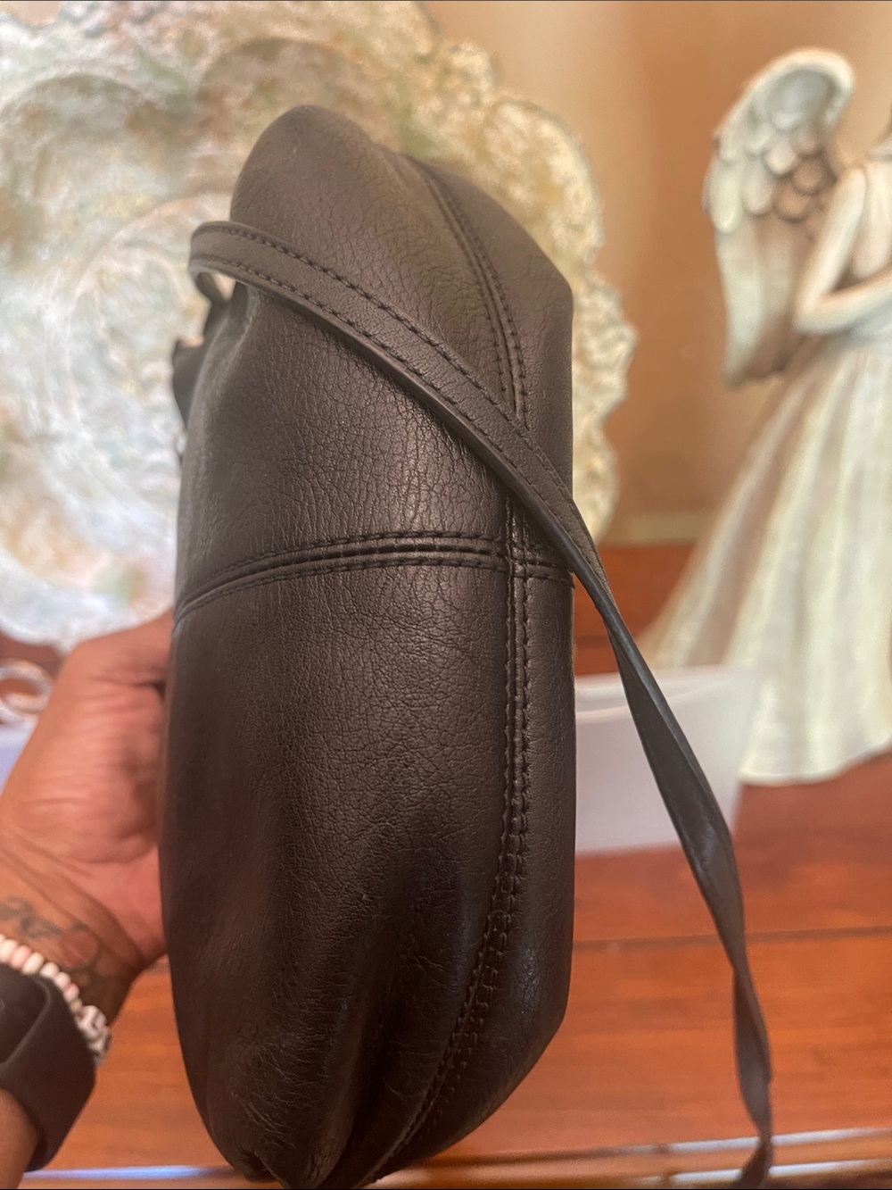 Coach Black Pebbled Leather Small Crossbody - Picture 2 of 5